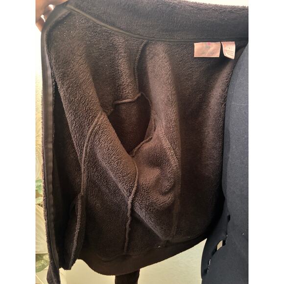 Jay Day Brown Polyester Fur Zip up Jacket - Picture 8 of 10